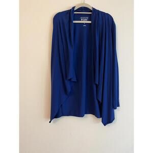 Coolibar Sun Wrap Small Beautiful Blue Open Front UPF 50 UV Protect